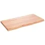 Light brown treated oak wood table top 80x40x(2-4) cm by vidaXL, Table tops - Ref: Foro24-3156354, Price: 74,38 €, Discount: %