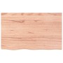 Light brown treated oak wood table top 80x50x(2-6) cm by vidaXL, Table tops - Ref: Foro24-3156358, Price: 76,70 €, Discount: %
