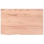 Light brown treated oak wood table top 80x50x(2-6) cm by vidaXL, Table tops - Ref: Foro24-3156358, Price: 76,70 €, Discount: %