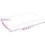 Light brown treated oak wood table top 80x50x(2-6) cm by vidaXL, Table tops - Ref: Foro24-3156358, Price: 76,70 €, Discount: %