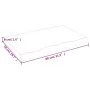 Light brown treated oak wood table top 80x50x(2-6) cm by vidaXL, Table tops - Ref: Foro24-3156358, Price: 76,70 €, Discount: %