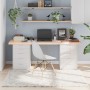 Untreated solid oak wood table top 180x50x(2-6) cm by vidaXL, Table tops - Ref: Foro24-3156329, Price: 127,10 €, Discount: %