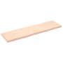 Tischplatte aus unbehandeltem massivem Eichenholz, 180 x 50 x (2–6) cm von vidaXL, Tischplatten - Ref: Foro24-3156329, Preis:...