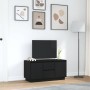 Mueble de TV con luces LED roble negro 100x41x50 cm