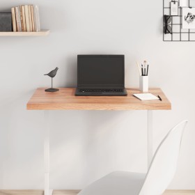 Light brown treated oak wood table top 80x60x(2-4) cm by vidaXL, Table tops - Ref: Foro24-3156360, Price: 71,03 €, Discount: %