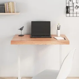 Light brown treated oak wood table top 80x40x(2-6) cm by vidaXL, Table tops - Ref: Foro24-3156355, Price: 89,09 €, Discount: %