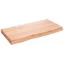 Light brown treated oak wood table top 80x40x(2-6) cm by vidaXL, Table tops - Ref: Foro24-3156355, Price: 89,09 €, Discount: %