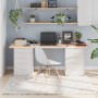 Untreated solid oak wood table top 180x50x(2-4) cm by vidaXL, Table tops - Ref: Foro24-3156328, Price: 106,55 €, Discount: %