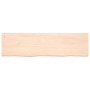 Tischplatte aus unbehandeltem massivem Eichenholz, 180 x 50 x (2–4) cm von vidaXL, Tischplatten - Ref: Foro24-3156328, Preis:...