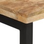 Mesa consola madera maciza de mango rugosa 110x35x76 cm de vidaXL, Mesas auxiliares - Ref: Foro24-353909, Precio: 174,59 €, D...
