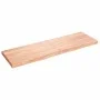 Behandelte Eichenholz-Tischplatte in hellbraun 160x50x(2-6) cm von vidaXL, Tischplatten - Ref: Foro24-3156386, Preis: 129,37 ...