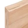 Light brown treated oak wood table top 160x60x(2-6) cm by vidaXL, Table tops - Ref: Foro24-3156388, Price: 148,43 €, Discount: %