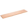 Tischplatte aus hellbraun behandeltem Eichenholz, 180 x 40 x (2–4) cm von vidaXL, Tischplatten - Ref: Foro24-3156389, Preis: ...