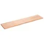 Tischplatte aus hellbraun behandeltem Eichenholz, 180 x 40 x (2–4) cm von vidaXL, Tischplatten - Ref: Foro24-3156389, Preis: ...