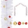 Weihnachtsgirlande verziert mit weißen Kugeln 10 m von vidaXL, Festliche Dekorationen - Ref: Foro24-340735, Preis: 62,51 €, R...
