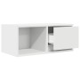 Muebles de TV 2 uds Blanco 60x31x25,5 cm Madera de ingeniería