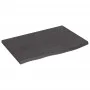 Tischplatte aus dunkelbraun behandeltem Eichenholz, 60 x 40 x 2 cm von vidaXL, Tischplatten - Ref: Foro24-3156407, Preis: 42,...