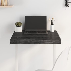 Dark brown treated oak wood table top 60x60x(2-6) cm by vidaXL, Table tops - Ref: Foro24-3156415, Price: 67,93 €, Discount: %