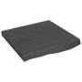 Dark brown treated oak wood table top 60x60x(2-6) cm by vidaXL, Table tops - Ref: Foro24-3156415, Price: 67,93 €, Discount: %