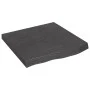 Dark brown treated oak wood table top 60x60x(2-6) cm by vidaXL, Table tops - Ref: Foro24-3156415, Price: 67,12 €, Discount: %