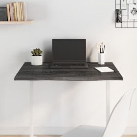 Dark brown treated oak wood table top 80x60x2 cm by vidaXL, Table tops - Ref: Foro24-3156422, Price: 56,94 €, Discount: %