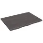 Dark brown treated oak wood table top 80x60x2 cm by vidaXL, Table tops - Ref: Foro24-3156422, Price: 56,25 €, Discount: %
