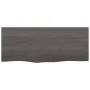 Dark brown treated oak wood table top 100x40x(2-4) cm by vidaXL, Table tops - Ref: Foro24-3156426, Price: 61,63 €, Discount: %