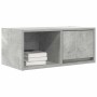 Muebles de TV 2uds madera ingeniería gris hormigón 60x31x25,5cm