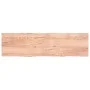 Eichenholz-Tischplatte, hellbraun behandelt, 220x60x(2-6) cm. von vidaXL, Tischplatten - Ref: Foro24-3156406, Preis: 195,80 €...