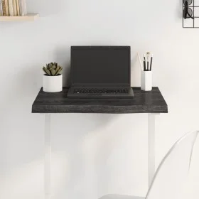 Dark brown treated oak wood table top 60x40x(2-4) cm by vidaXL, Table tops - Ref: Foro24-3156408, Price: 58,33 €, Discount: %