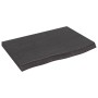 Dark brown treated oak wood table top 60x40x(2-4) cm by vidaXL, Table tops - Ref: Foro24-3156408, Price: 59,71 €, Discount: %