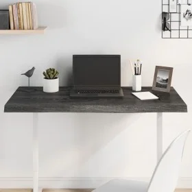 Dark brown treated oak wood table top 100x60x(2-4) cm by vidaXL, Table tops - Ref: Foro24-3156432, Price: 84,60 €, Discount: %