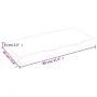 Tablero mesa madera roble tratada marrón oscuro 80x40x(2-6) cm de vidaXL, Tableros para mesas - Ref: Foro24-3156418, Precio: ...