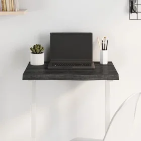 Dark brown treated oak wood table top 60x50x(2-4) cm by vidaXL, Table tops - Ref: Foro24-3156411, Price: 56,07 €, Discount: %