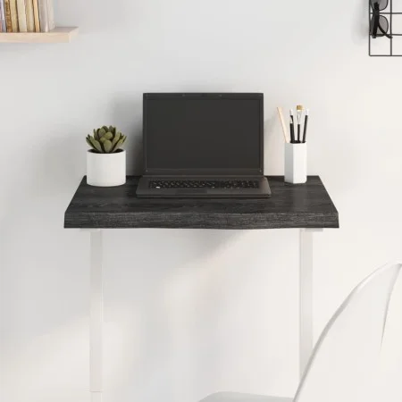 Dark brown treated oak wood table top 60x50x(2-4) cm by vidaXL, Table tops - Ref: Foro24-3156411, Price: 56,06 €, Discount: %