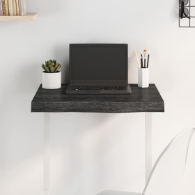 Dark brown treated oak wood table top 60x50x(2-6) cm by vidaXL, Table tops - Ref: Foro24-3156412, Price: 59,85 €, Discount: %