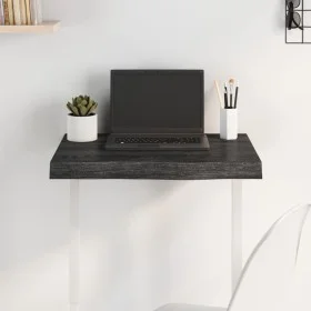 Dark brown treated oak wood table top 60x50x(2-6) cm by vidaXL, Table tops - Ref: Foro24-3156412, Price: 59,08 €, Discount: %