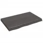 Behandelter dunkelbrauner Eichentischplatte 80x50x(2-6) cm von vidaXL, Tischplatten - Ref: Foro24-3156421, Preis: 72,54 €, Ra...