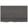 Behandelter dunkelbrauner Eichentischplatte 80x50x(2-6) cm von vidaXL, Tischplatten - Ref: Foro24-3156421, Preis: 72,54 €, Ra...