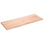 Light brown treated oak wood table top 160x60x(2-4) cm by vidaXL, Table tops - Ref: Foro24-3156387, Price: 127,97 €, Discount: %