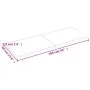 Tischplatte aus hellbraun behandeltem Eichenholz, 160 x 60 x (2–4) cm von vidaXL, Tischplatten - Ref: Foro24-3156387, Preis: ...