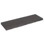 Tablero mesa madera roble tratada marrón oscuro 120x40x(2-6) cm by vidaXL, Table tops - Ref: Foro24-3156435, Price: 85,96 €, ...