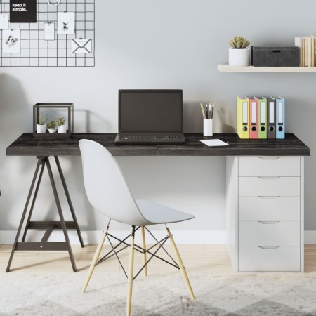 Tablero mesa madera roble tratada marrón oscuro 160x40x(2-4) cm by vidaXL, Table tops - Ref: Foro24-3156446, Price: 91,83 €, ...