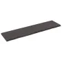 Tablero mesa madera roble tratada marrón oscuro 160x40x(2-4) cm de vidaXL, Tableros para mesas - Ref: Foro24-3156446, Precio:...
