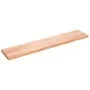 Light brown treated oak wood table top 200x40x(2-6) cm by vidaXL, Table tops - Ref: Foro24-3156396, Price: 133,71 €, Discount: %