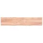 Light brown treated oak wood table top 200x40x(2-6) cm by vidaXL, Table tops - Ref: Foro24-3156396, Price: 133,71 €, Discount: %