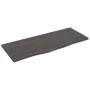 Tischplatte aus dunkelbraun behandeltem Eichenholz, 100 x 40 x 2 cm von vidaXL, Tischplatten - Ref: Foro24-3156425, Preis: 49...