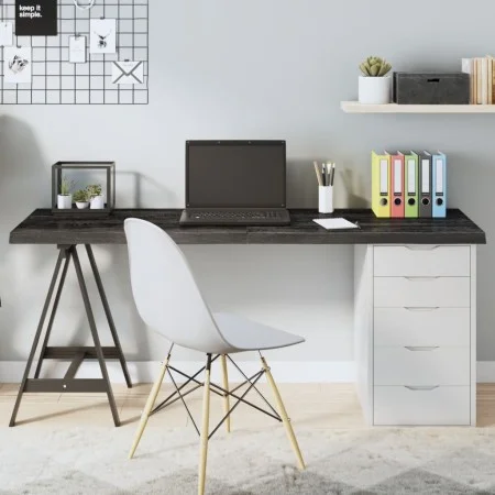 Dark brown treated oak wood table top 160x50x(2-4) cm by vidaXL, Table tops - Ref: Foro24-3156448, Price: 109,94 €, Discount: %