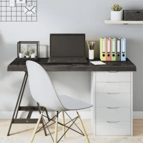Dark brown treated oak wood table top 120x50x(2-6) cm by vidaXL, Table tops - Ref: Foro24-3156437, Price: 100,01 €, Discount: %