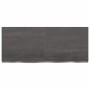 Behandelte dunkelbraune Eichenholz-Tischplatte 120x50x(2-6) cm von vidaXL, Tischplatten - Ref: Foro24-3156437, Preis: 101,28 ...